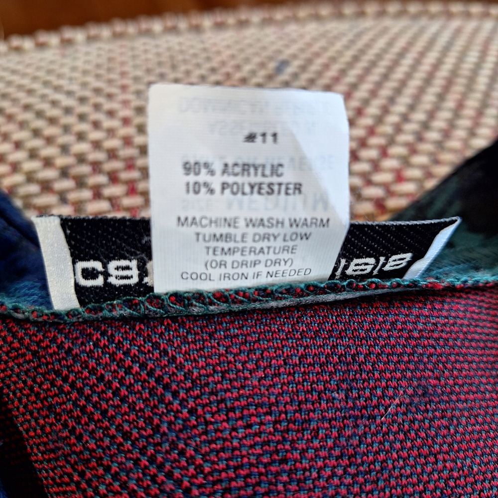 Cathy Daniels Vintage Plaid Knit Cardigan - Picture 10 of 12